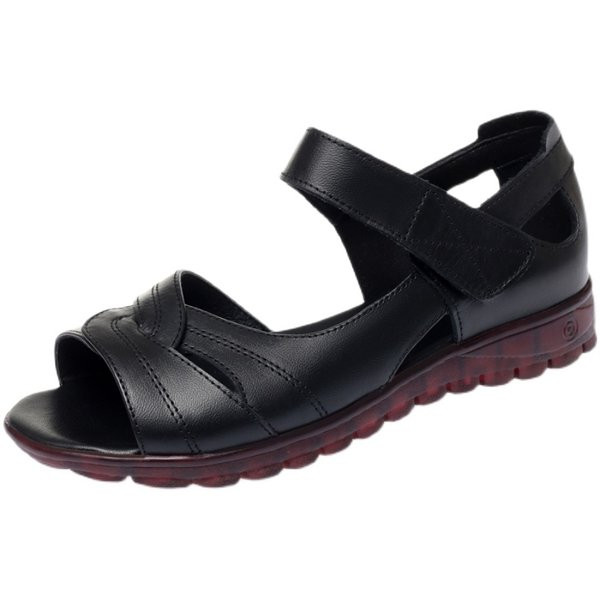 Kožne sandale s čičkom