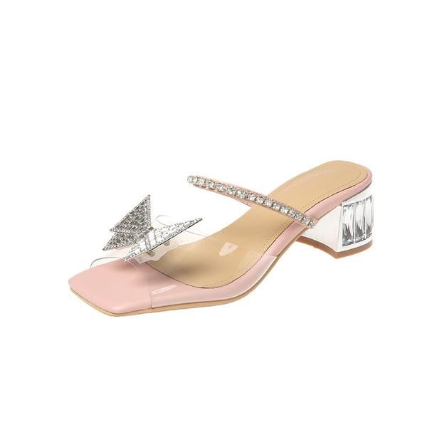 Ženske sandale sa leptirićima i kamenčićima