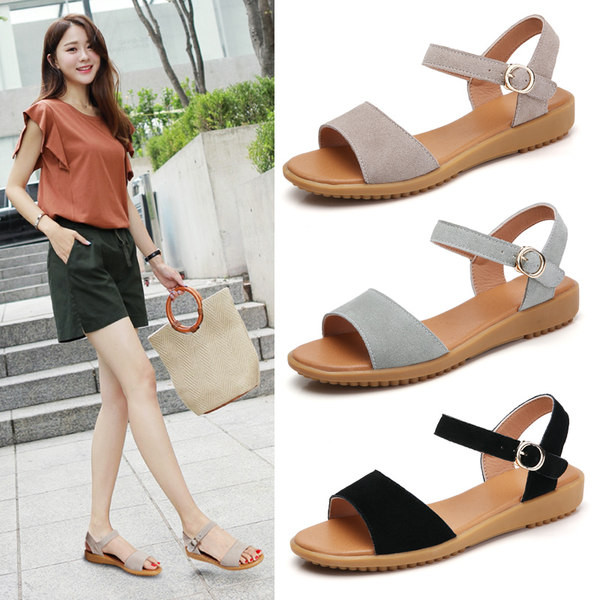 Lameda tallaga vabaaja naiste sandaalid – kolme värvi