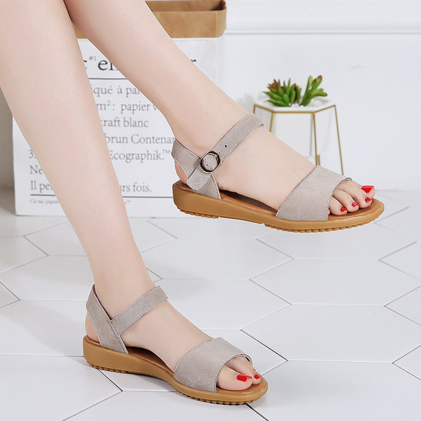 Lameda tallaga vabaaja naiste sandaalid – kolme värvi