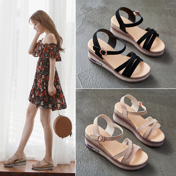 Naiste sandaalid 5,5 cm platvormiga - mitu mudelit