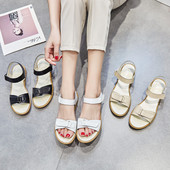 Ženske sandale od umjetne kože - dva modela