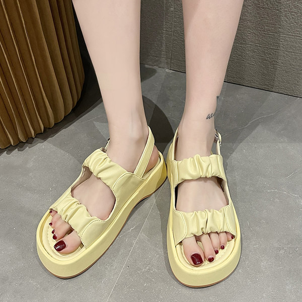 Moderne ženske sandale sa ravnim đonom - u tri boje