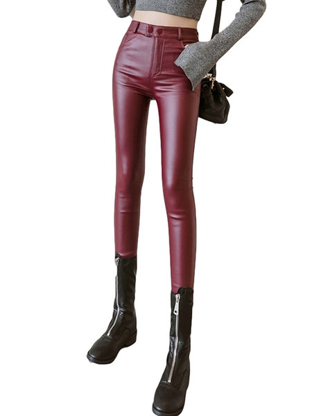 Novi model ženskih kožnih tajica sa visokim strukom