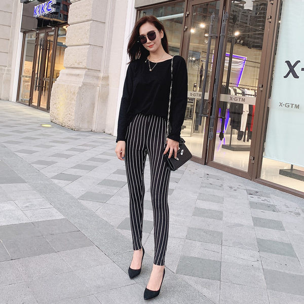 Uue mudeli kõrge vöökohaga naiste elastsed retuusid