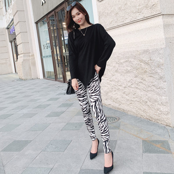 Γυναικείο κολάν με animal print - δύο μοντέλα