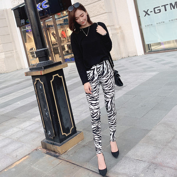 Γυναικείο κολάν με animal print - δύο μοντέλα