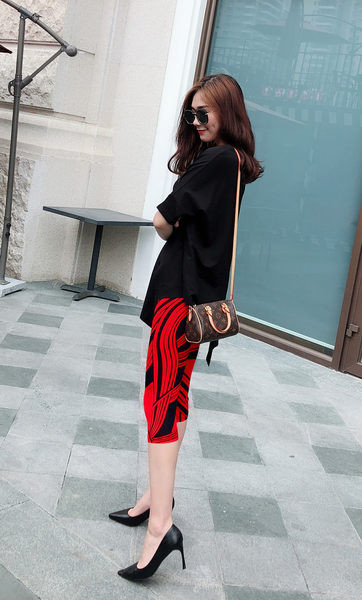 Naiste värviline kiil - kaks pikkust