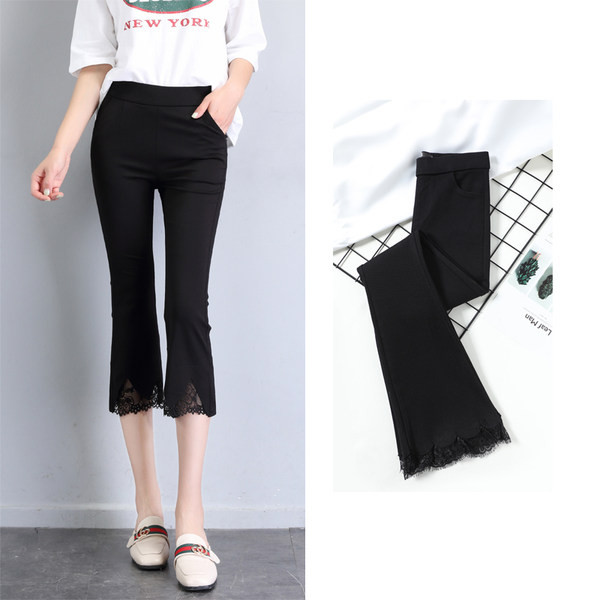 Naiste kiilulõikeline mudel - 7/8 pikkus pitsiga