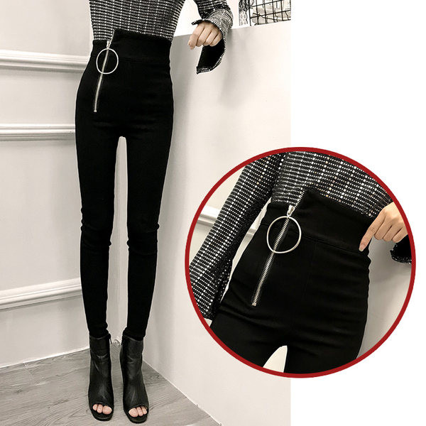 Uut mudelit musta värvi lukuga naiste retuusid