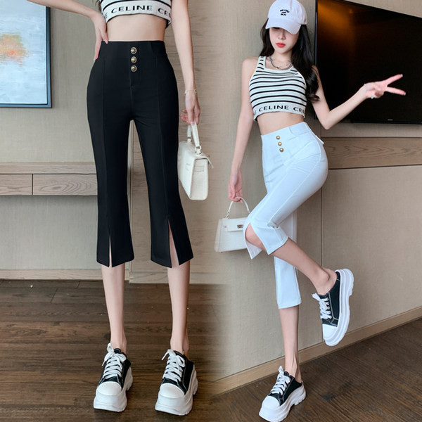 Ženski wedge s prorezom dužine 7/8