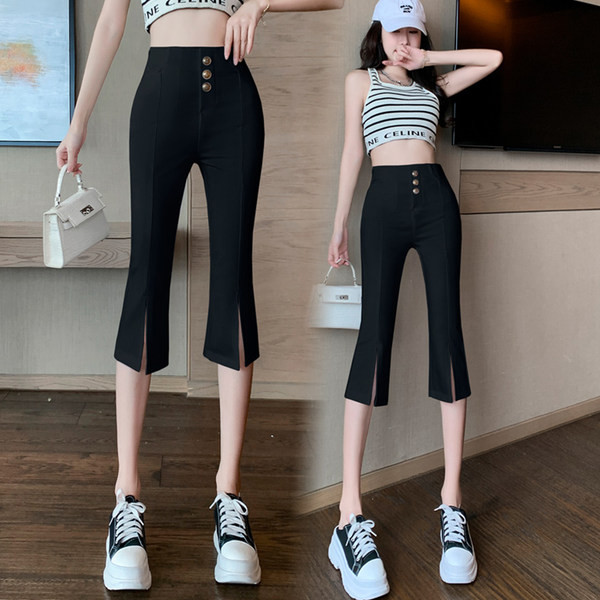 Ženski wedge s prorezom dužine 7/8