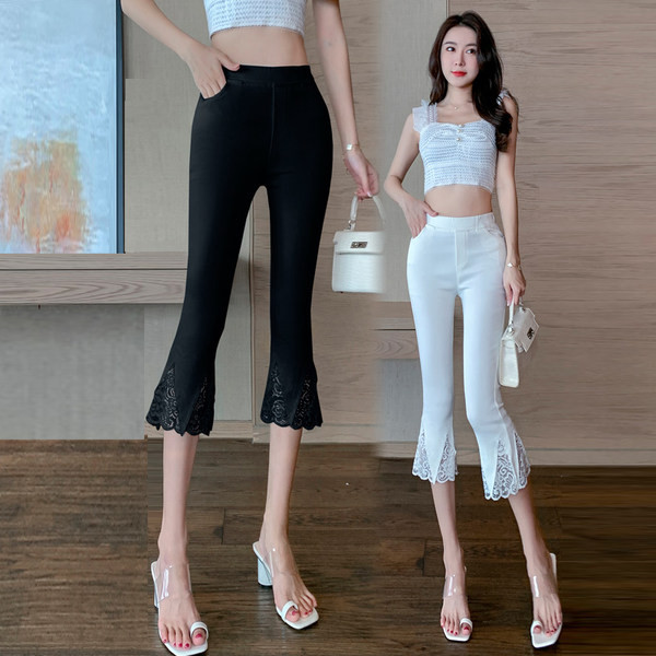 Uut mudelit naiste pitsiga retuusid - valge ja must