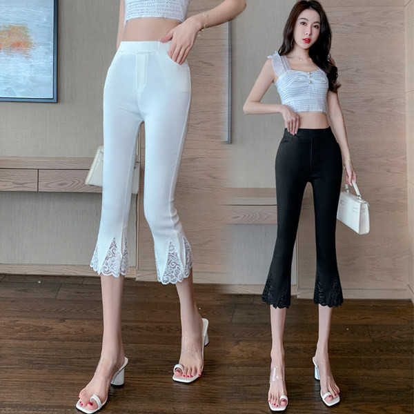 Uut mudelit naiste pitsiga retuusid - valge ja must