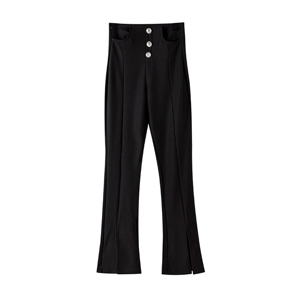 Νέο μοντέλο γυναικείο κολάν με σκίσιμο - ψηλόμεσο