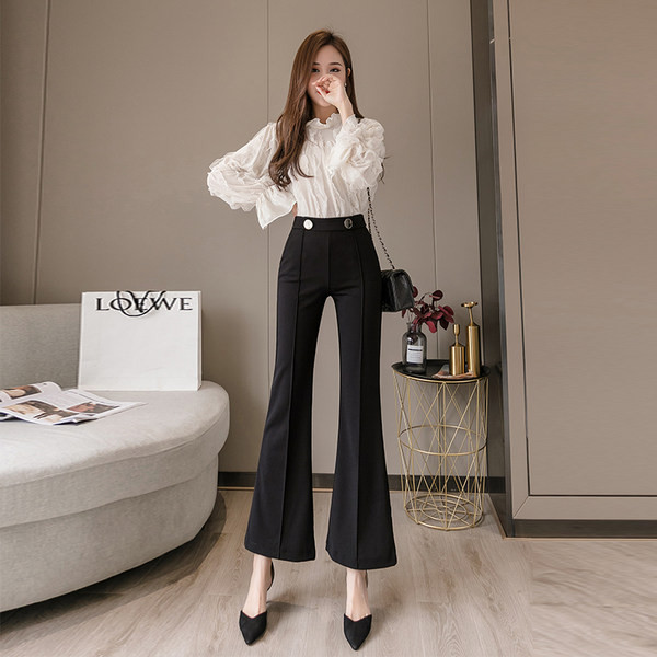 Uus mudel taskutega naiste elastsed retuusid - Charlestoni tüüpi