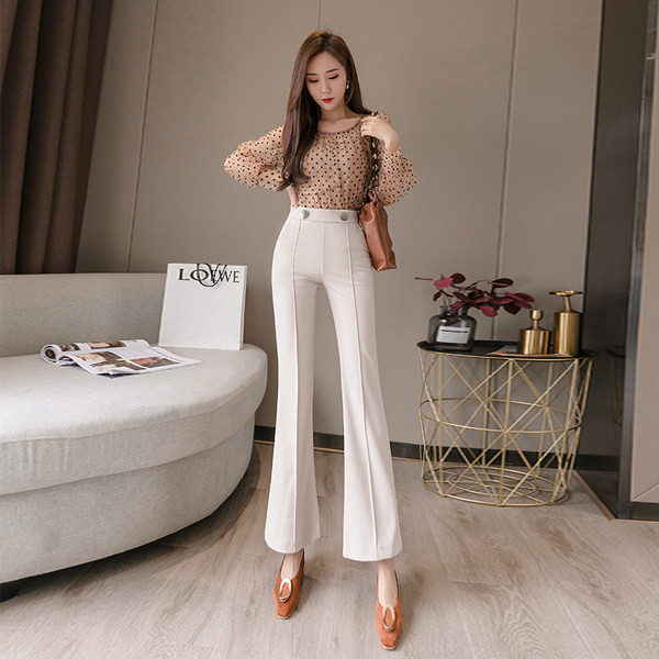 Uus mudel taskutega naiste elastsed retuusid - Charlestoni tüüpi