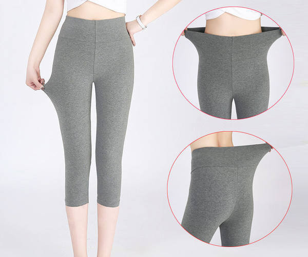 Naiste ühevärvilised kõrge vöökohaga retuusid mitmes värvitoonis