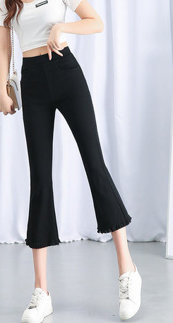 Naiste musta värvi retuusid pikkusega 7/8 - Charlestoni tüüpi