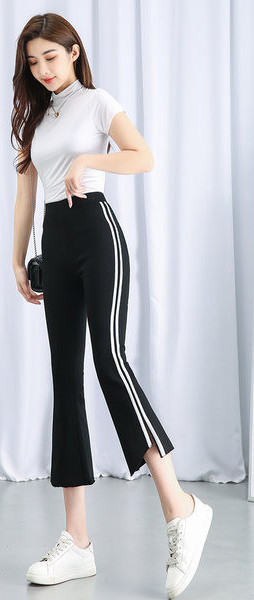 Igapäevased lõhikutega naiste retuusid