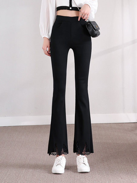 Καθημερινό γυναικείο κολάν με δαντέλα