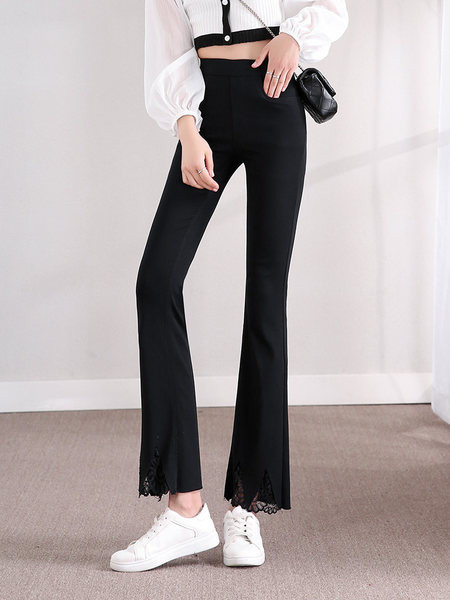 Καθημερινό γυναικείο κολάν με δαντέλα