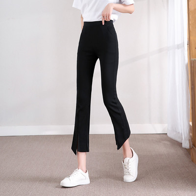 Uus kõrge vöökohaga naiste retuuside mudel - must värv