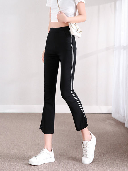 Ženske tajice s rubovima i džepovima