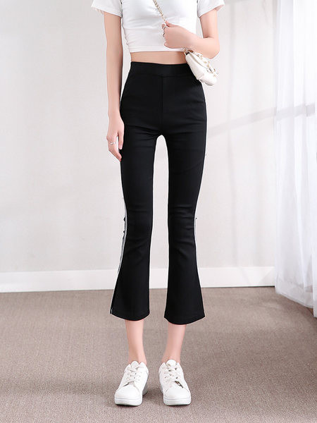 Ženske tajice s rubovima i džepovima