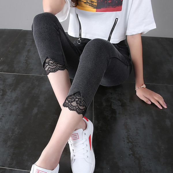 Naiste pitsi ja kõrge vöökohaga retuusid uus mudel