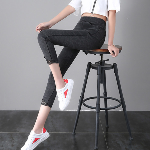 Naiste pitsi ja kõrge vöökohaga retuusid uus mudel