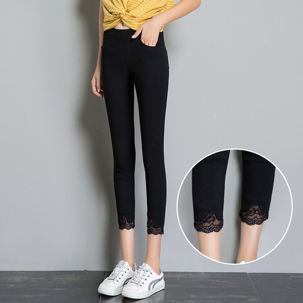 Naiste pitsi ja kõrge vöökohaga retuusid uus mudel