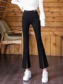 Νέο μοντέλο γυναικείο κολάν με σκισίματα - μαύρο χρώμα