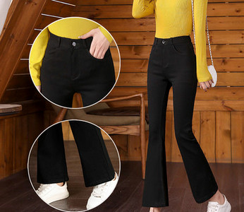 Νέο μοντέλο γυναικείο κολάν με σκισίματα - μαύρο χρώμα