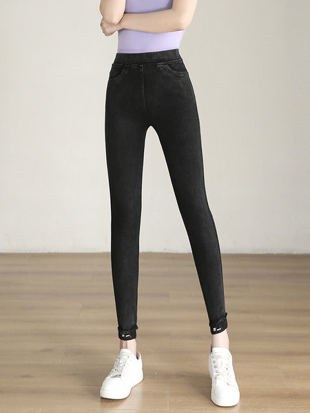 Γυναικείο ελαστικό τζιν κολάν