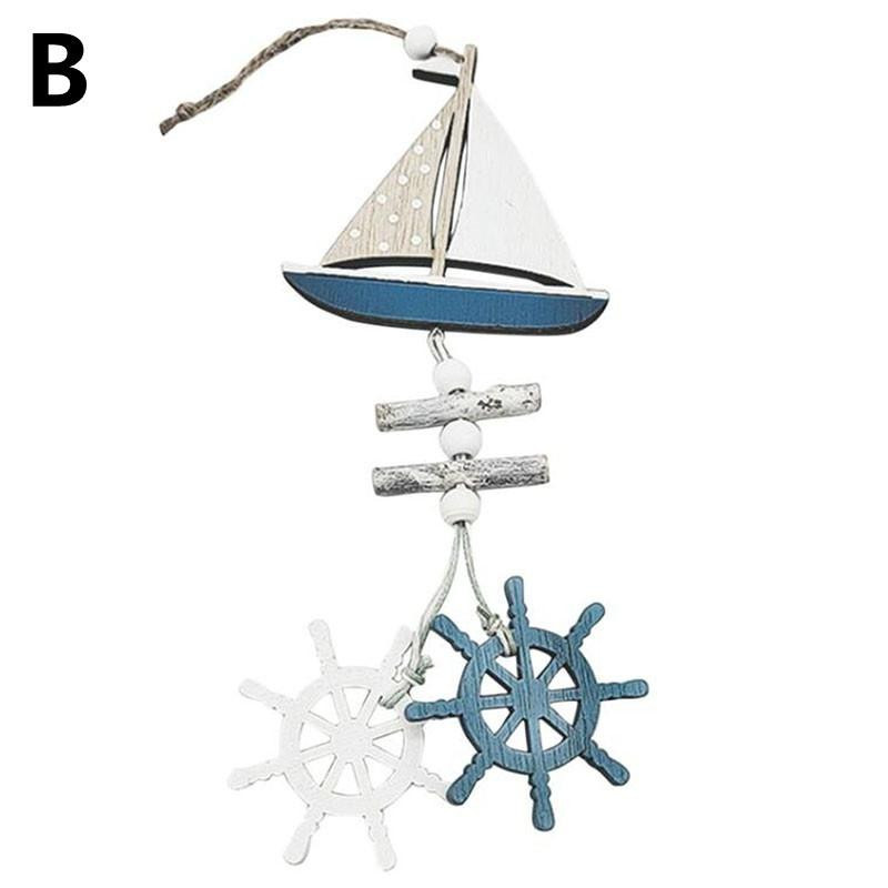 Сувенир , Морска тематика, Дървен, 25 см., Многоцветен