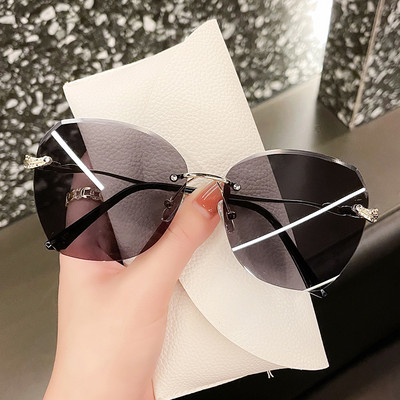 Νέο μοντέλο γυναικείά κομψά γυαλιά με λεπτό μεταλλικό σκελετό