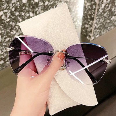 Νέο μοντέλο γυναικείά κομψά γυαλιά με λεπτό μεταλλικό σκελετό
