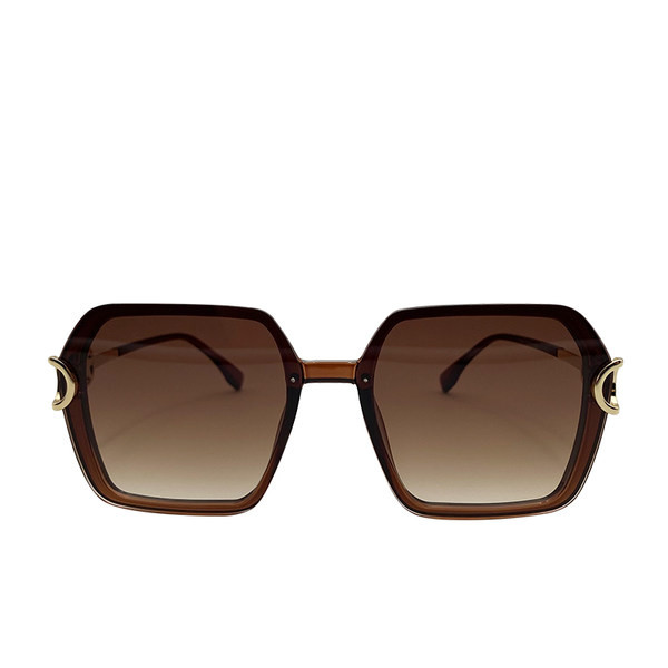 Naujo modelio moteriški akiniai nuo saulės metaliniu rėmeliu