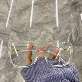 Прозрачни дамски очила с тънки рамки 