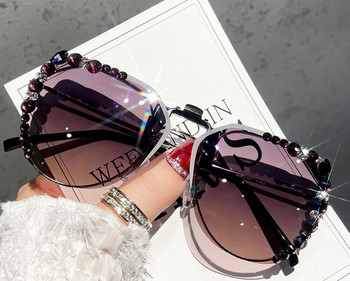 Дамски модерни поляризирани очила с декоративни камъни
