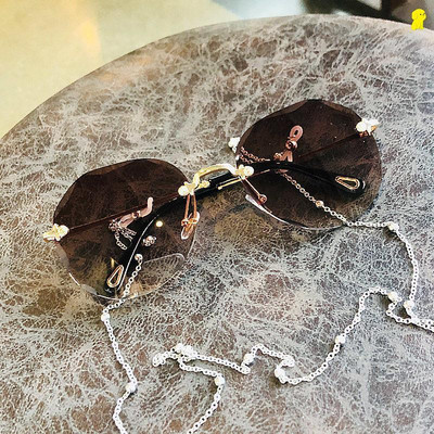 Naiste ümarad metallraamiga prillid