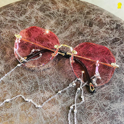 Naiste ümarad metallraamiga prillid