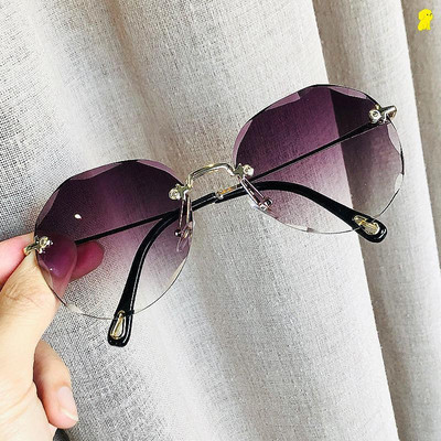 Naiste ümarad metallraamiga prillid