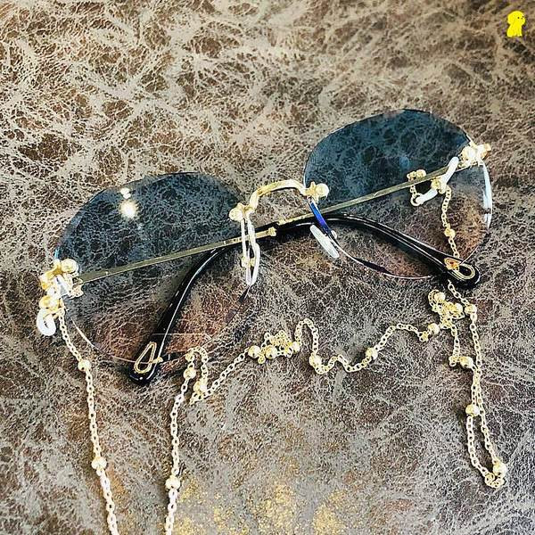 Naiste ümarad metallraamiga prillid