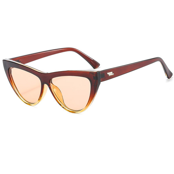 Ženske naočale s okvirom u boji i UV zaštitom - tip mačje oko