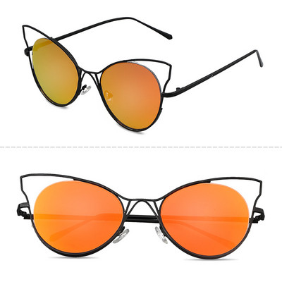 Ženske sunčane naočale s okruglim staklima i tankim metalnim okvirom