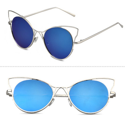 Ženske sunčane naočale s okruglim staklima i tankim metalnim okvirom
