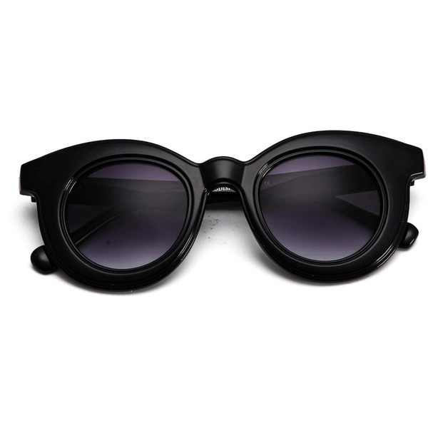 Ρετρό στυλ γυαλιά ηλίου με στρογγυλούς φακούς και εφέ καθρέφτη