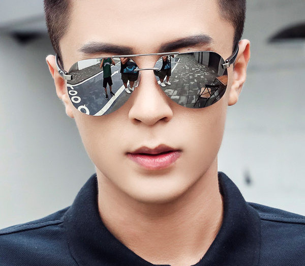 Meeste ovaalsed päikeseprillid